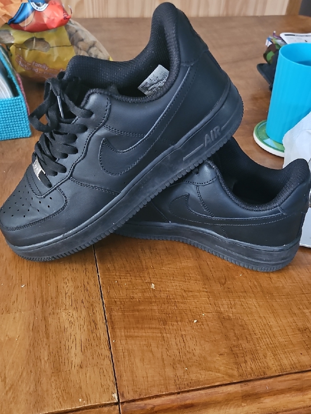 Men's Black Air Force One